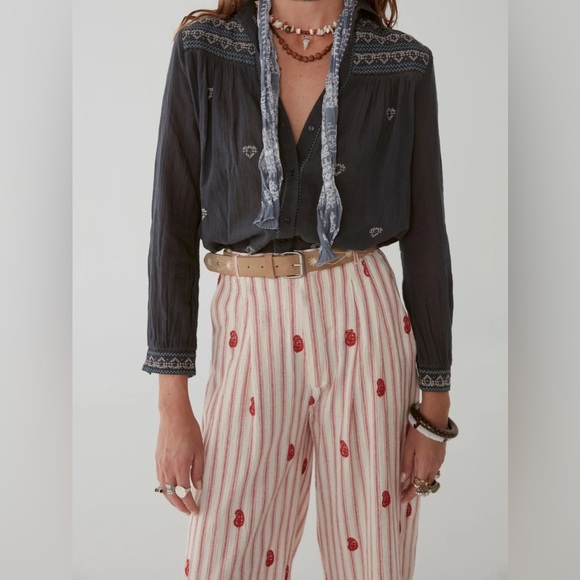 NEW Free People x Maison Hotel Margaux Trousers - Picture 10 of 11